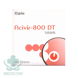 アシビル・ゾビラックスジェネリックDT(800mg) 50錠
